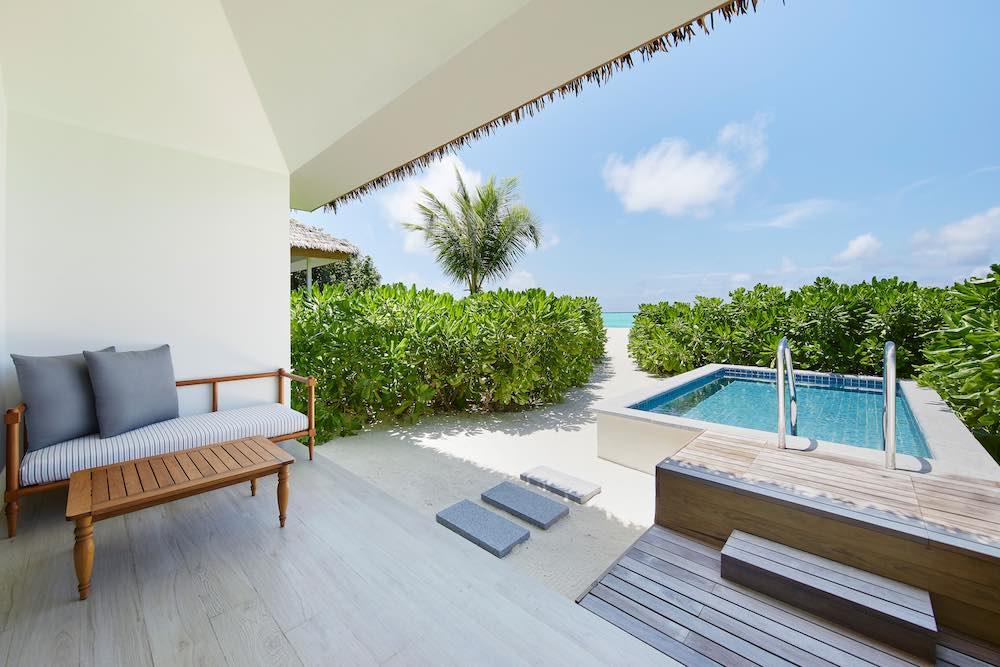 Beach Villa with Pool at Le Méridien Maldives Resort & Spa, view 6