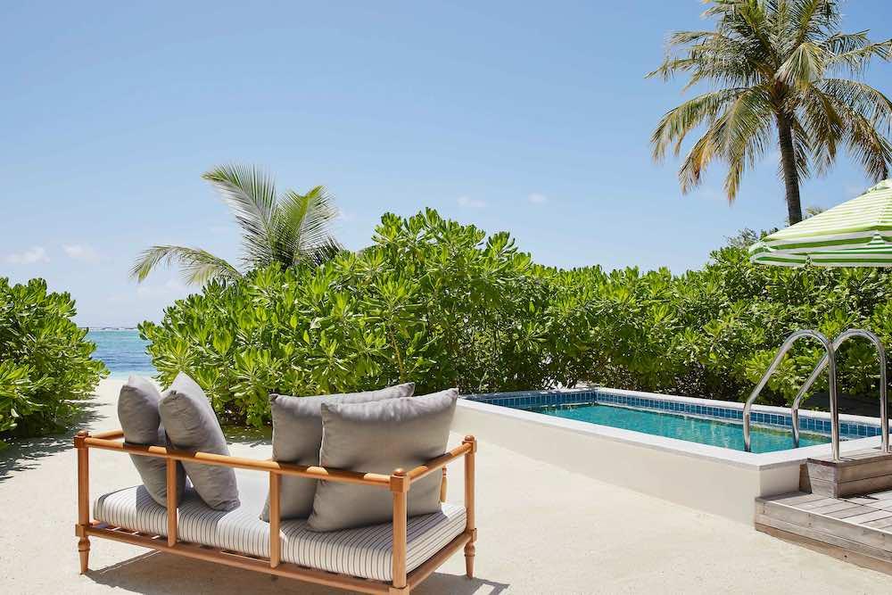 Two Bedroom Beach Villa with Pool at Le Méridien Maldives Resort & Spa, view 3