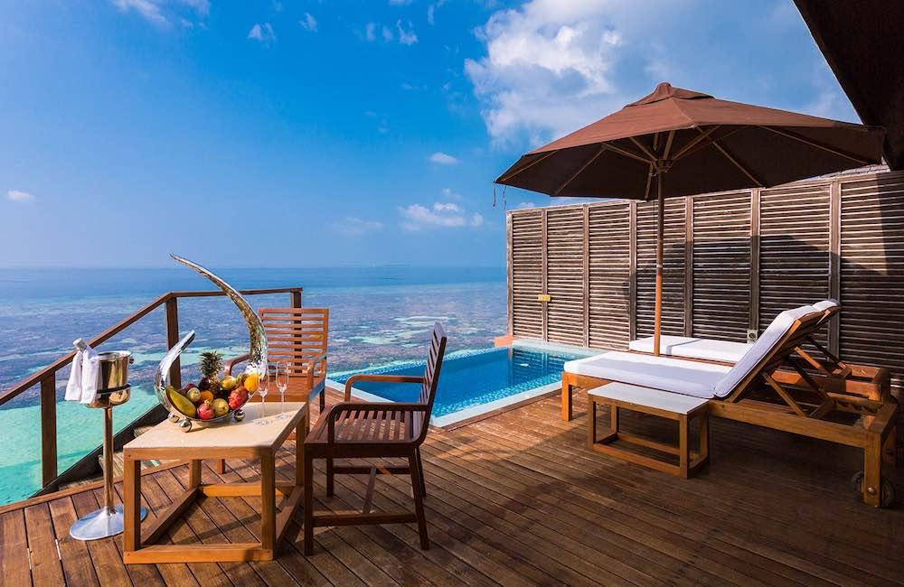 Deluxe Water Bungalow at Lily Beach Resort and Spa, view 3
