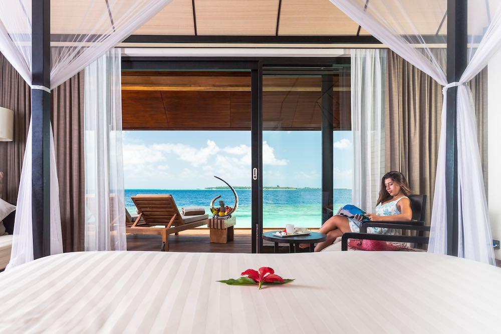 Water Bungalow at Lily Beach Resort and Spa, view 2