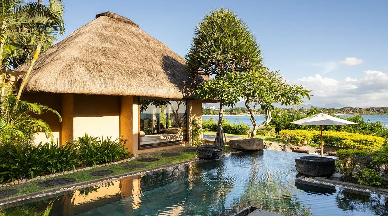 Royal Ocean View Villa with Private Pool at The Oberoi Beach Resort Mauritius