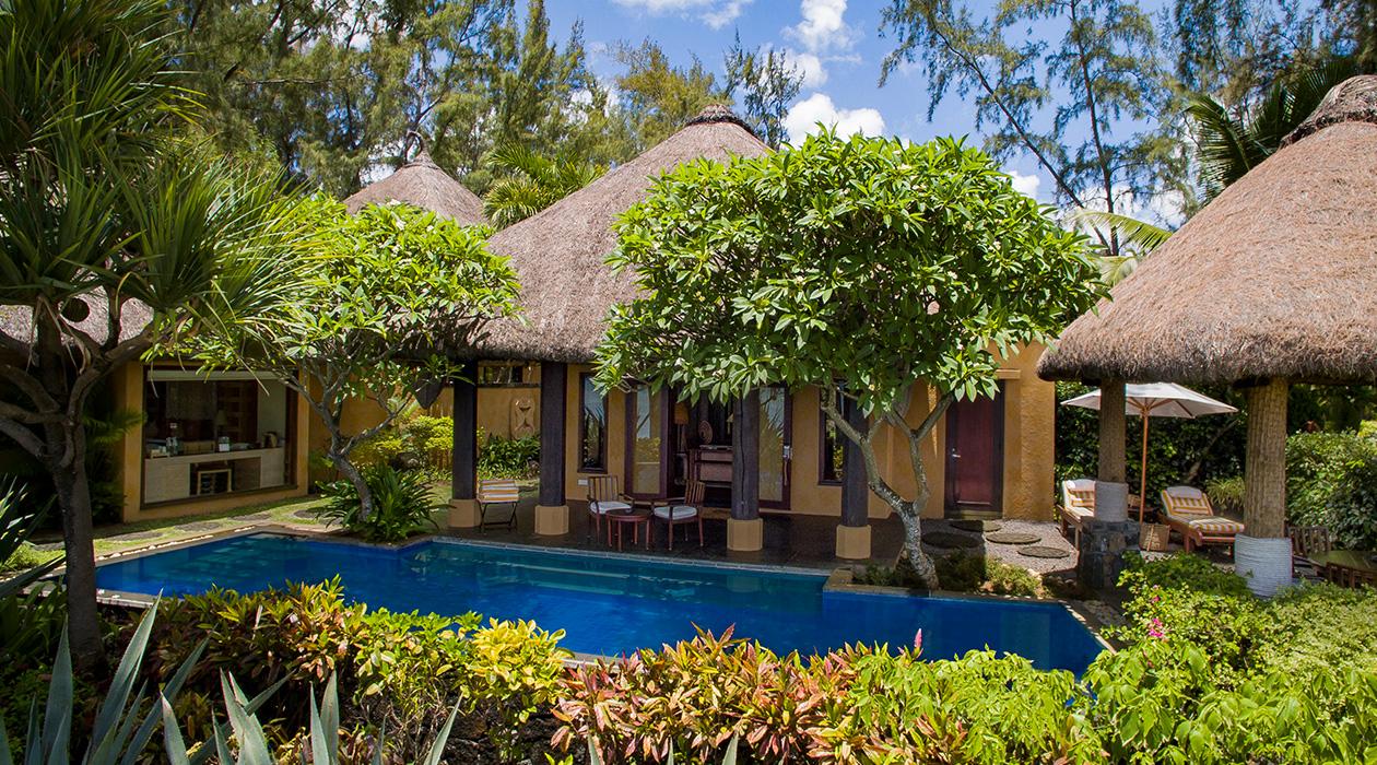Two Bedroom Presidential Ocean View Villa with Private Pool at The Oberoi Beach Resort Mauritius