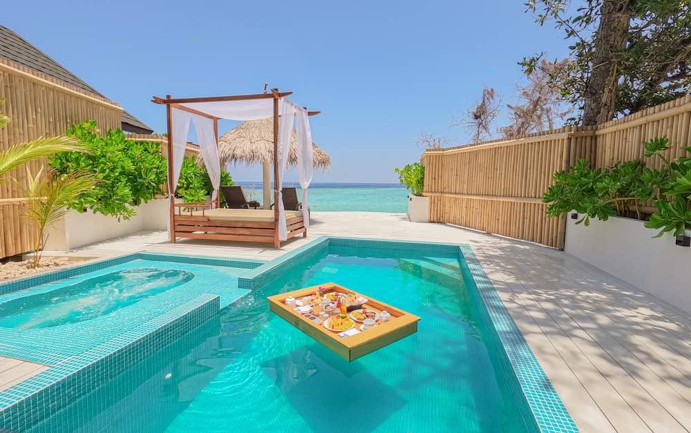 Sunrise Beach Pool Villa at Malahini Kuda Bandos, view 6