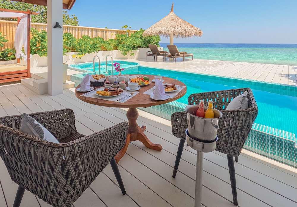 Sunrise Beach Pool Villa at Malahini Kuda Bandos, view 8