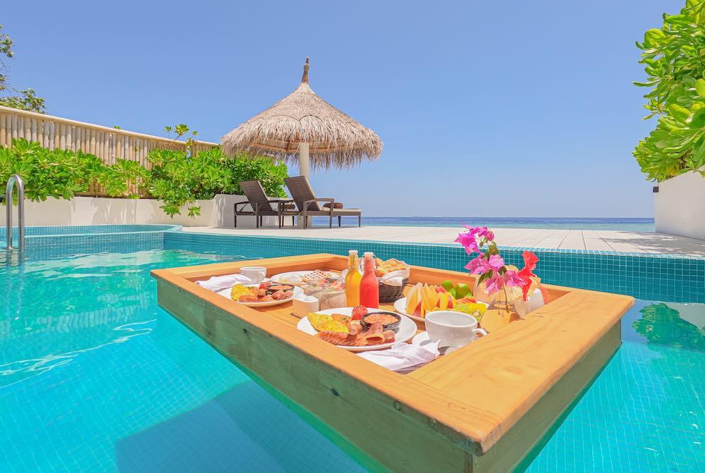 Sunrise Beach Pool Villa at Malahini Kuda Bandos, view 9