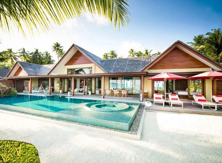 Three Bedroom Beach Pool Pavilion at Niyama Private Islands
