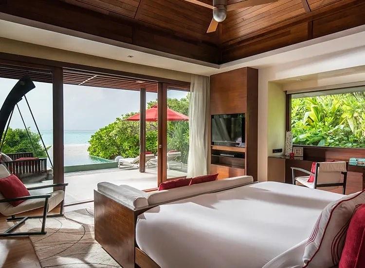 Deluxe Beach Pool Villa at Niyama Private Islands, view 3