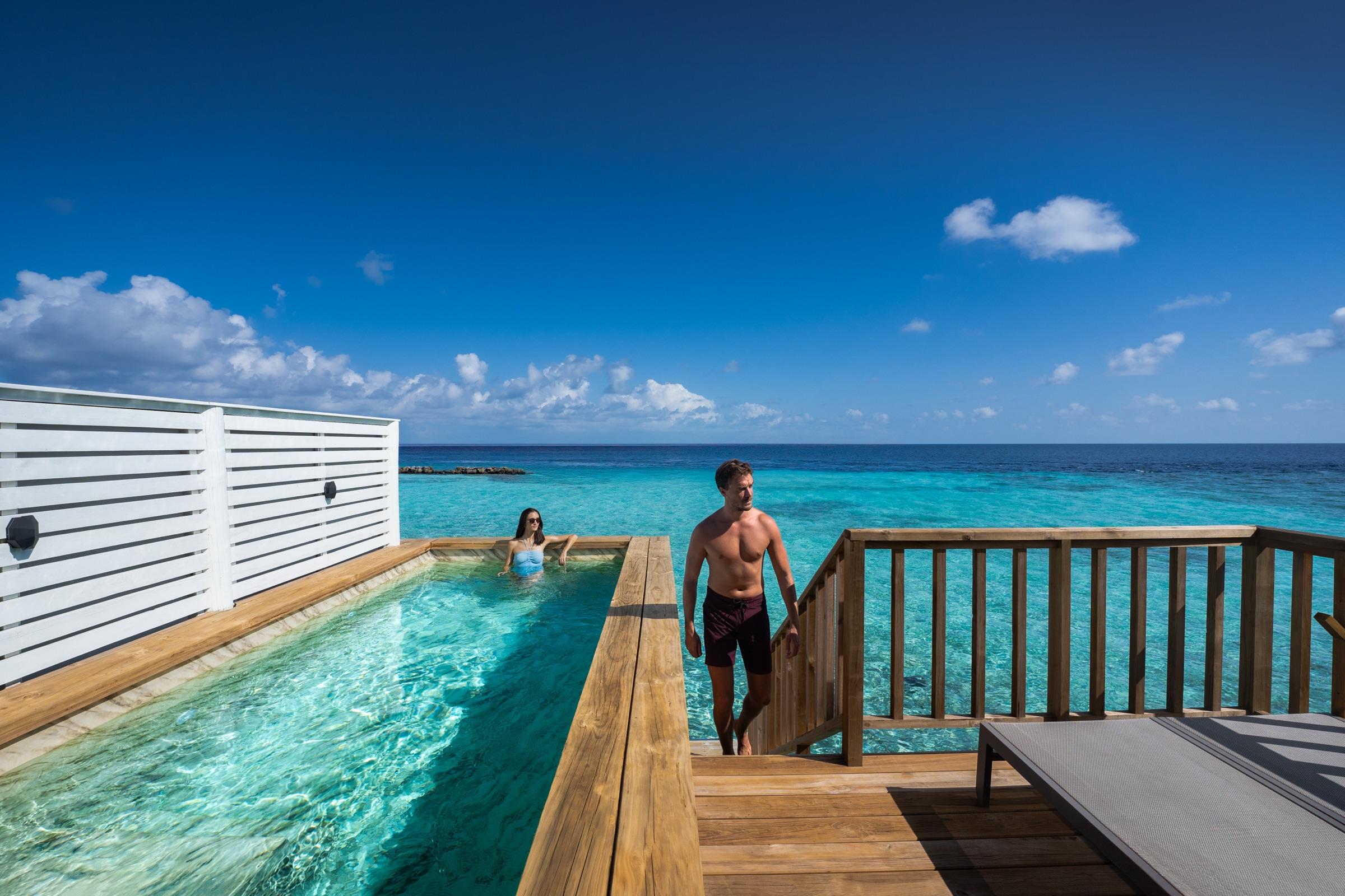 Sunrise Water Villa with Pool at OBLU NATURE Helengeli by SENTIDO, view 2