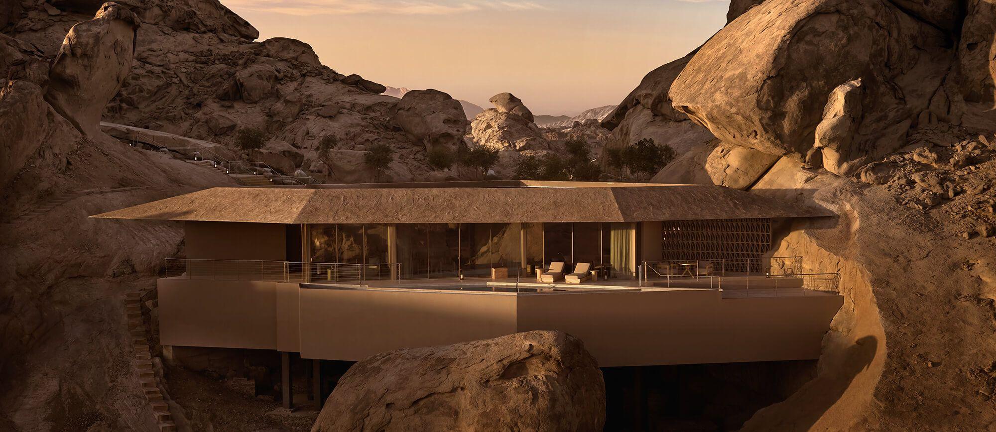 One-Bedroom Cliff Hanging Villa at Desert Rock Resort