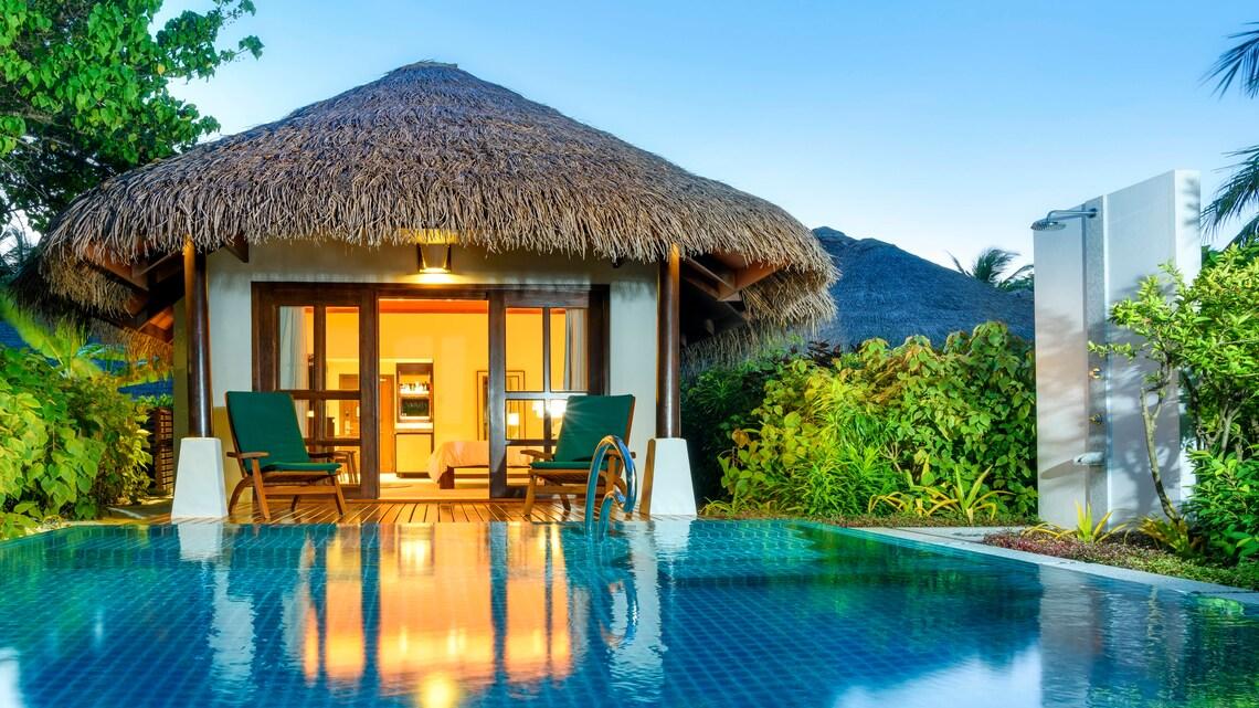 Cottage with Pool at Sheraton Maldives Full Moon Resort & Spa, view 7