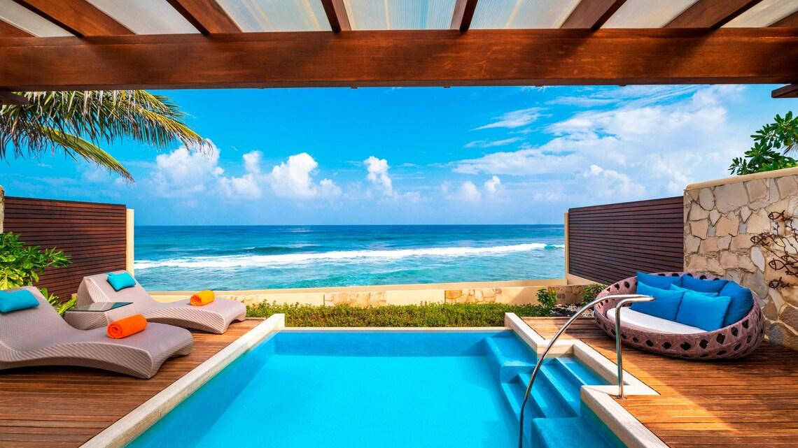 Ocean Pool Villa at Sheraton Maldives Full Moon Resort & Spa, view 4
