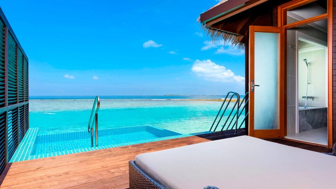 Water Bungalow at Sheraton Maldives Full Moon Resort & Spa, view 6