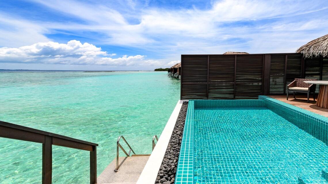 Water Villa with Pool at Sheraton Maldives Full Moon Resort & Spa, view 2