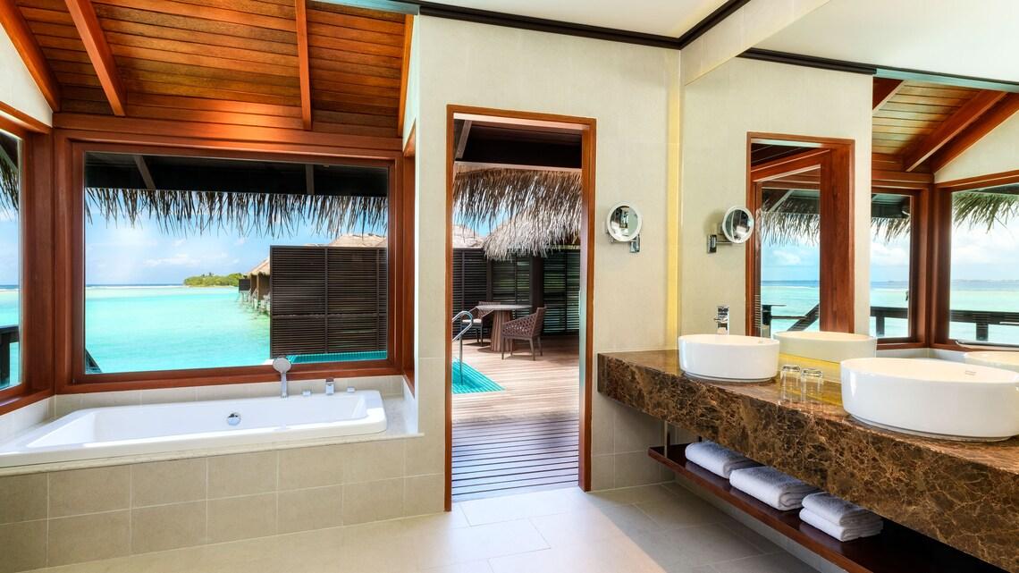 Water Villa with Pool at Sheraton Maldives Full Moon Resort & Spa, view 4
