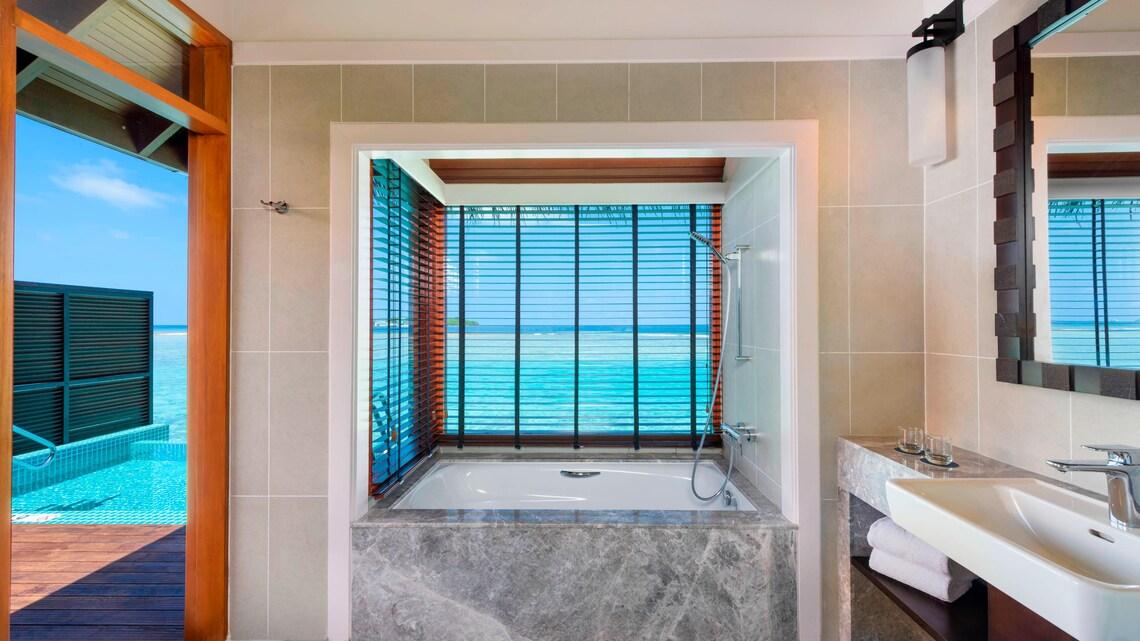 Water Villa with Pool at Sheraton Maldives Full Moon Resort & Spa, view 6