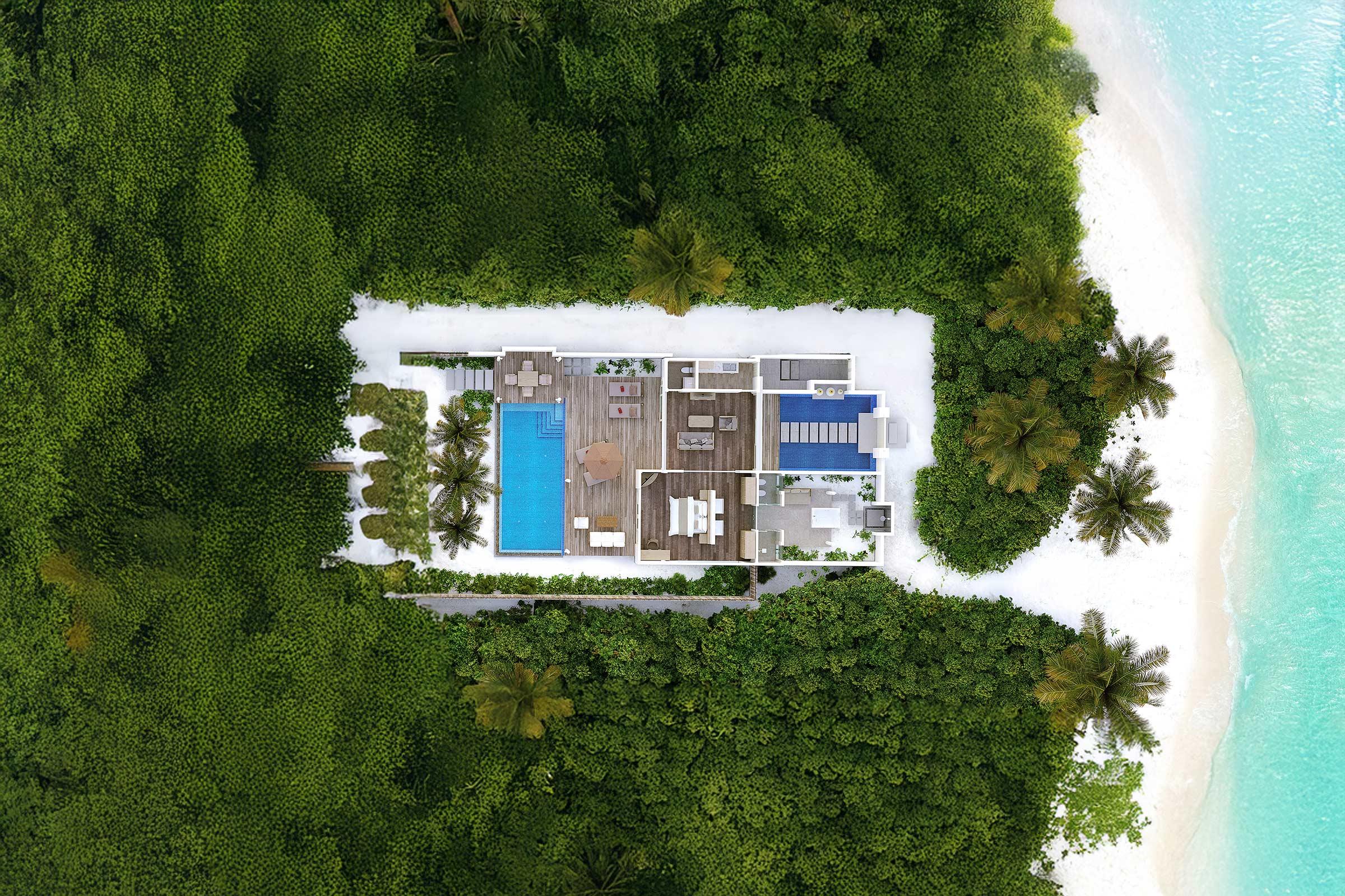 Grand Beach Residence with Pool at Siyam World