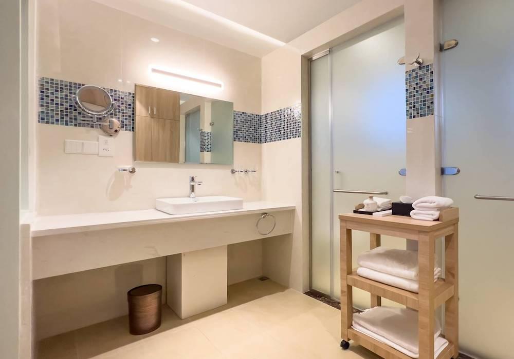 Water Villa with Pool + Slide at Siyam World, view 4