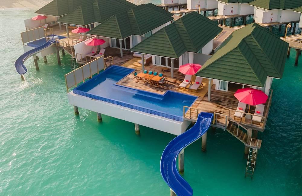 Three-Bedroom Lagoon Villa with Pool + Slide