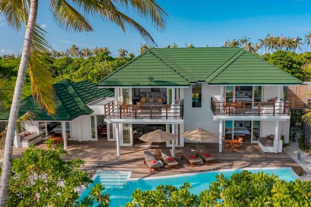 Four-Bedroom Beach Residence with Pool