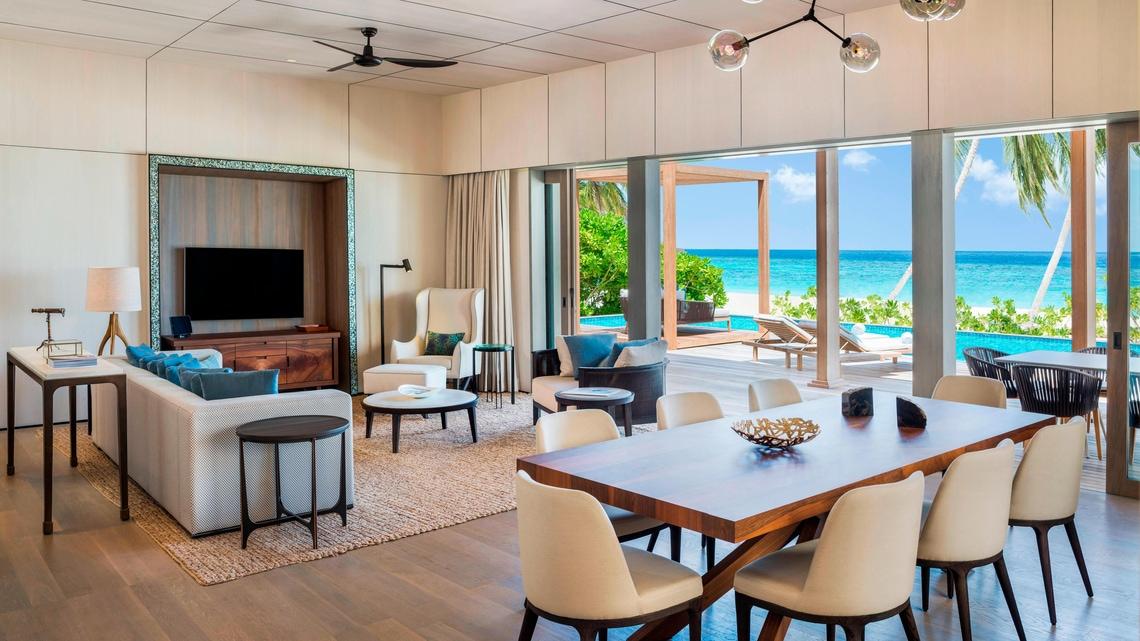 Caroline Astor Estate (Signature — 3BR Beach) at The St. Regis Maldives Vommuli Resort, view 2