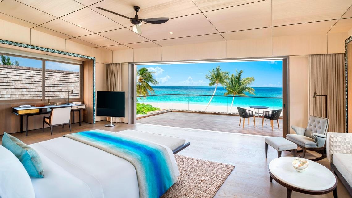 Caroline Astor Estate (Signature — 3BR Beach) at The St. Regis Maldives Vommuli Resort, view 4