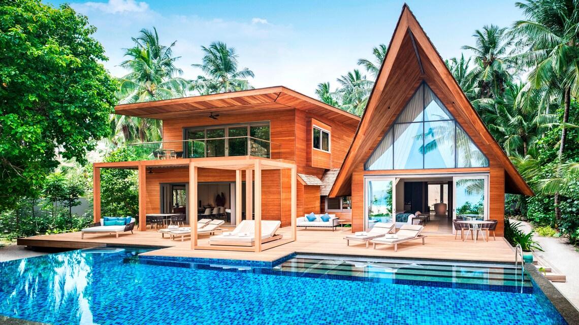 Two-Bedroom Beach Villa at The St. Regis Maldives Vommuli Resort, view 2