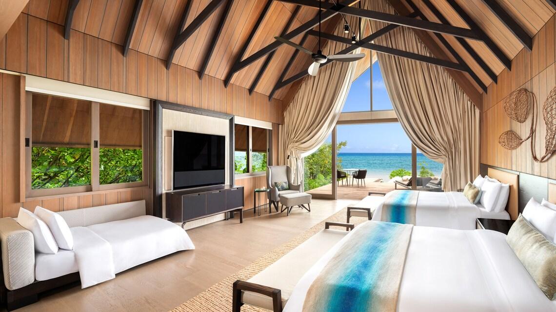 Two-Bedroom Beach Villa at The St. Regis Maldives Vommuli Resort, view 4