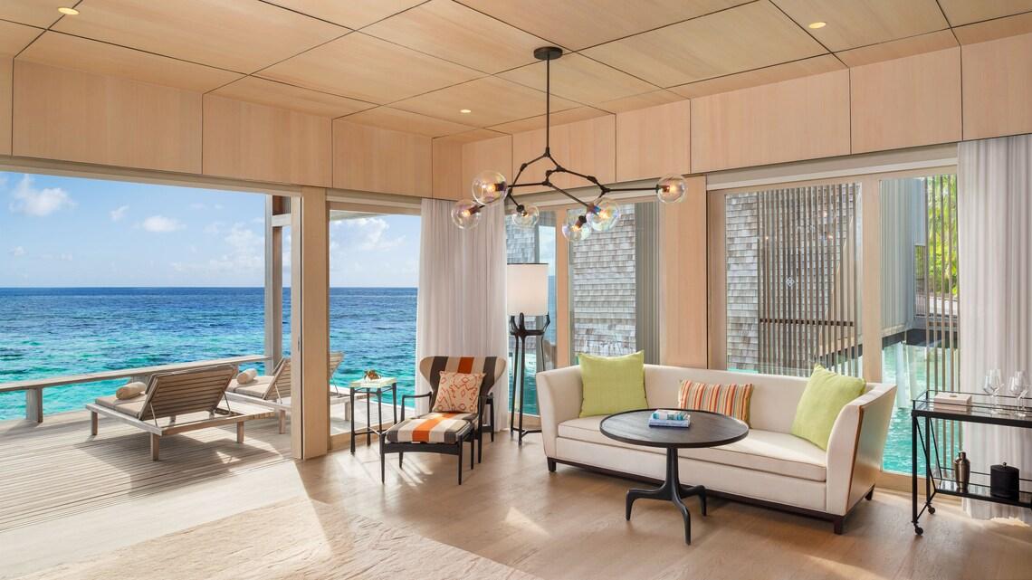 Two-Bedroom Overwater Villa at The St. Regis Maldives Vommuli Resort, view 3