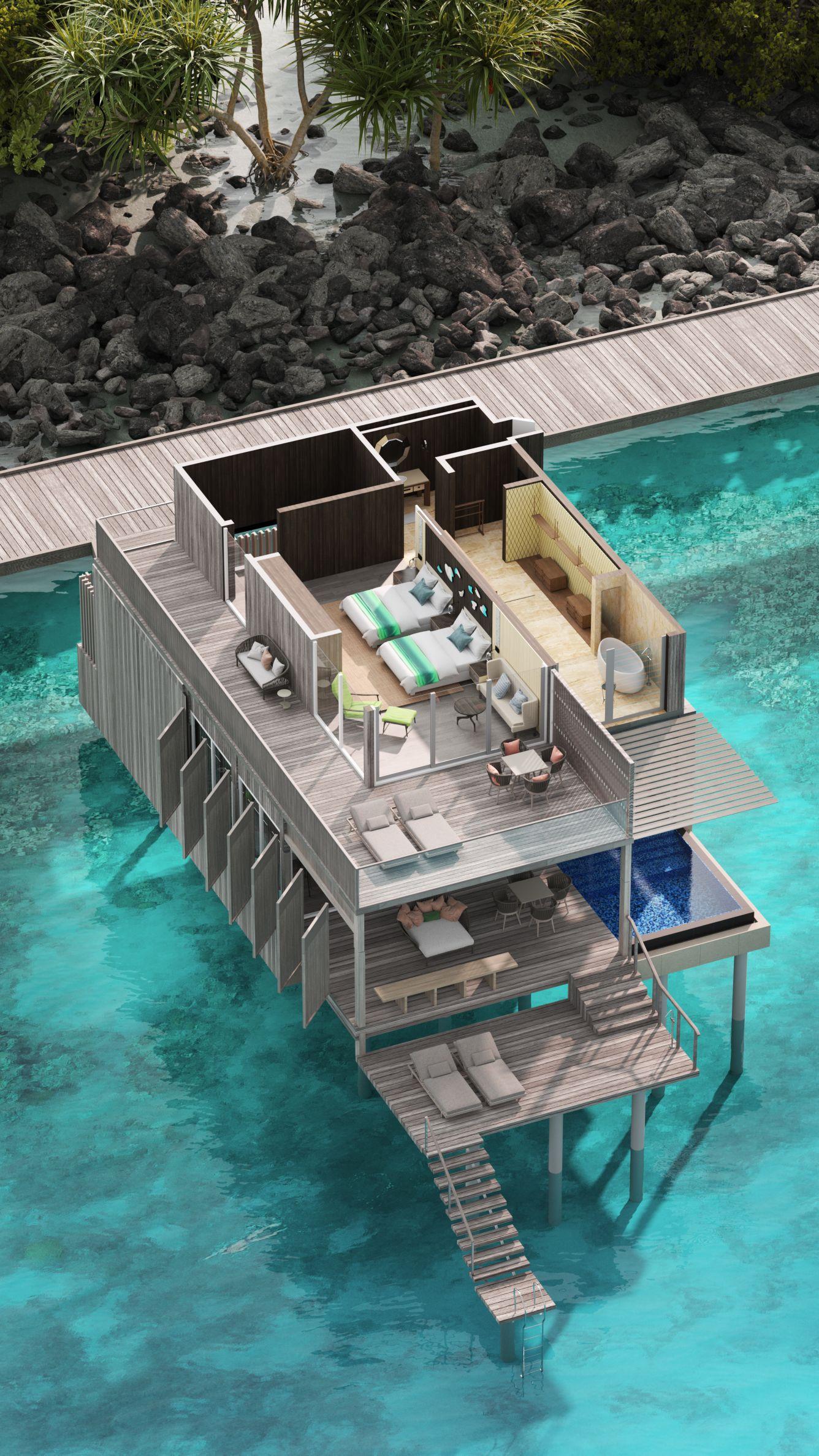 Two-Bedroom Overwater Villa at The St. Regis Maldives Vommuli Resort, view 8