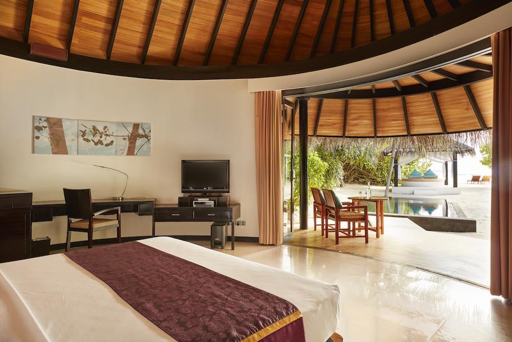 Deluxe Beach Pool Villa at Sun Siyam Iru Fushi, view 3