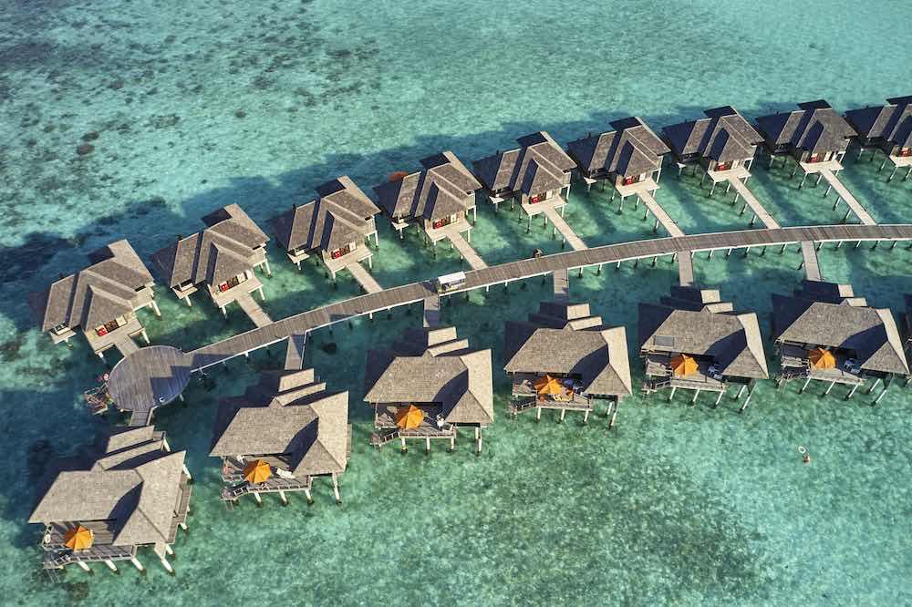 Water Villa at Sun Siyam Iru Fushi, view 2