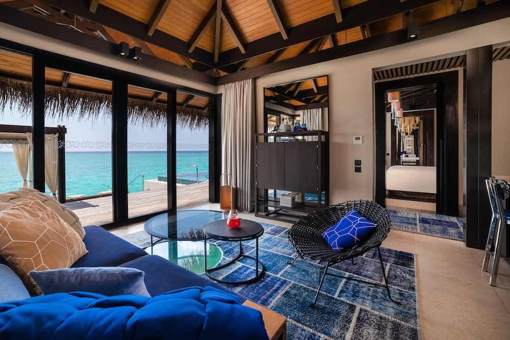Sunset Deluxe Water Pool Villa at Velaa Private Island, view 8