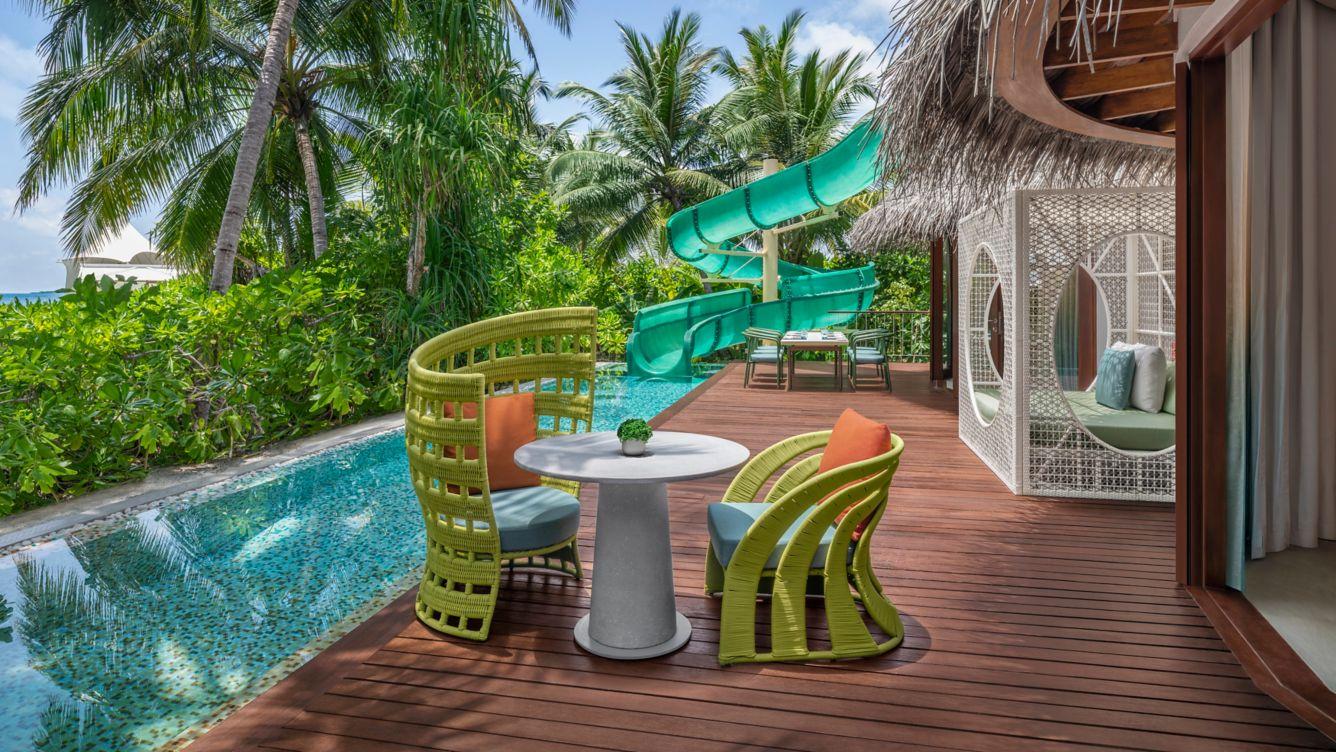 Oasis Beach Villa with Slide at W, view 10
