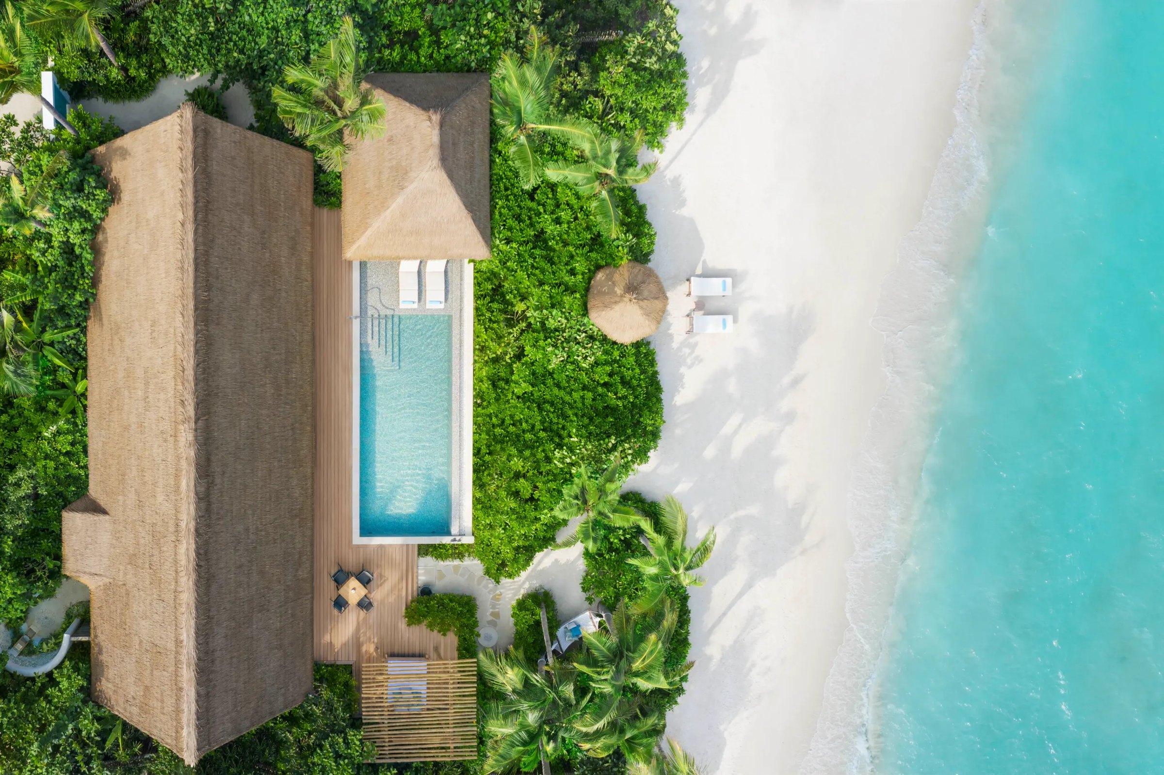 King Grand Beach Villa with Pool at Waldorf Astoria Maldives Ithaafushi, view 2