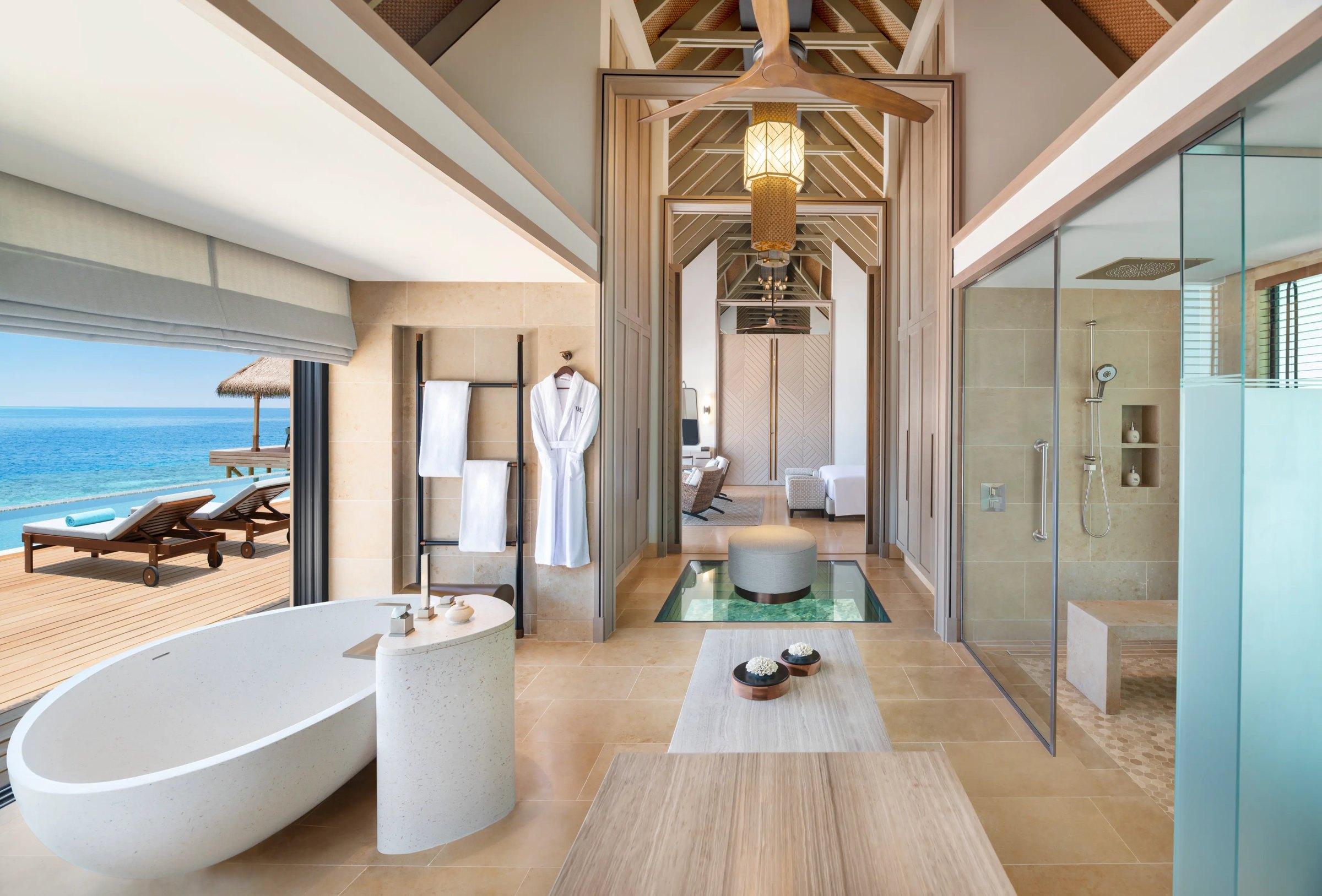 King Grand Overwater Villa with Pool at Waldorf Astoria Maldives Ithaafushi, view 3