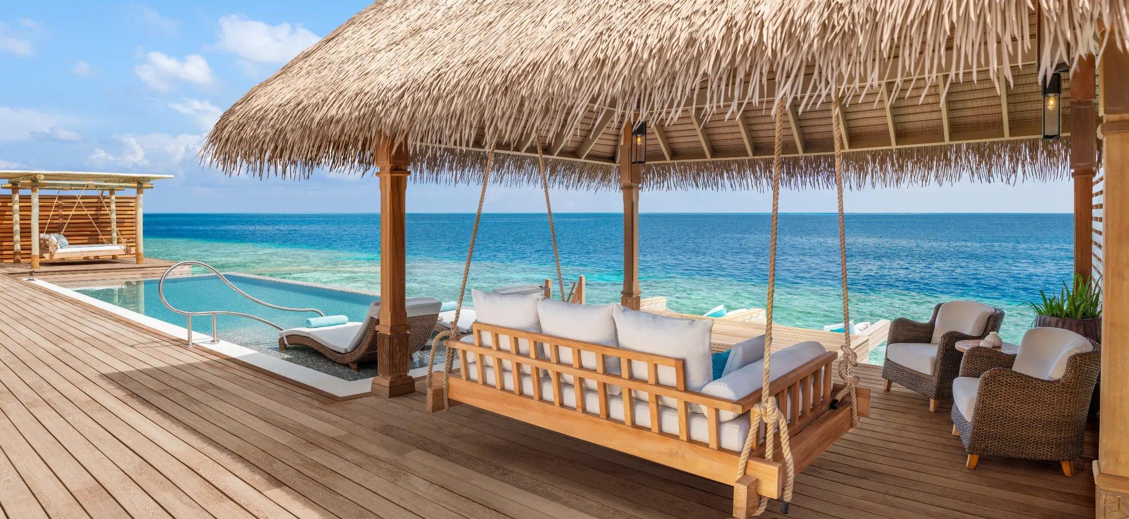 King Overwater Villa with Pool at Waldorf Astoria Maldives Ithaafushi, view 2