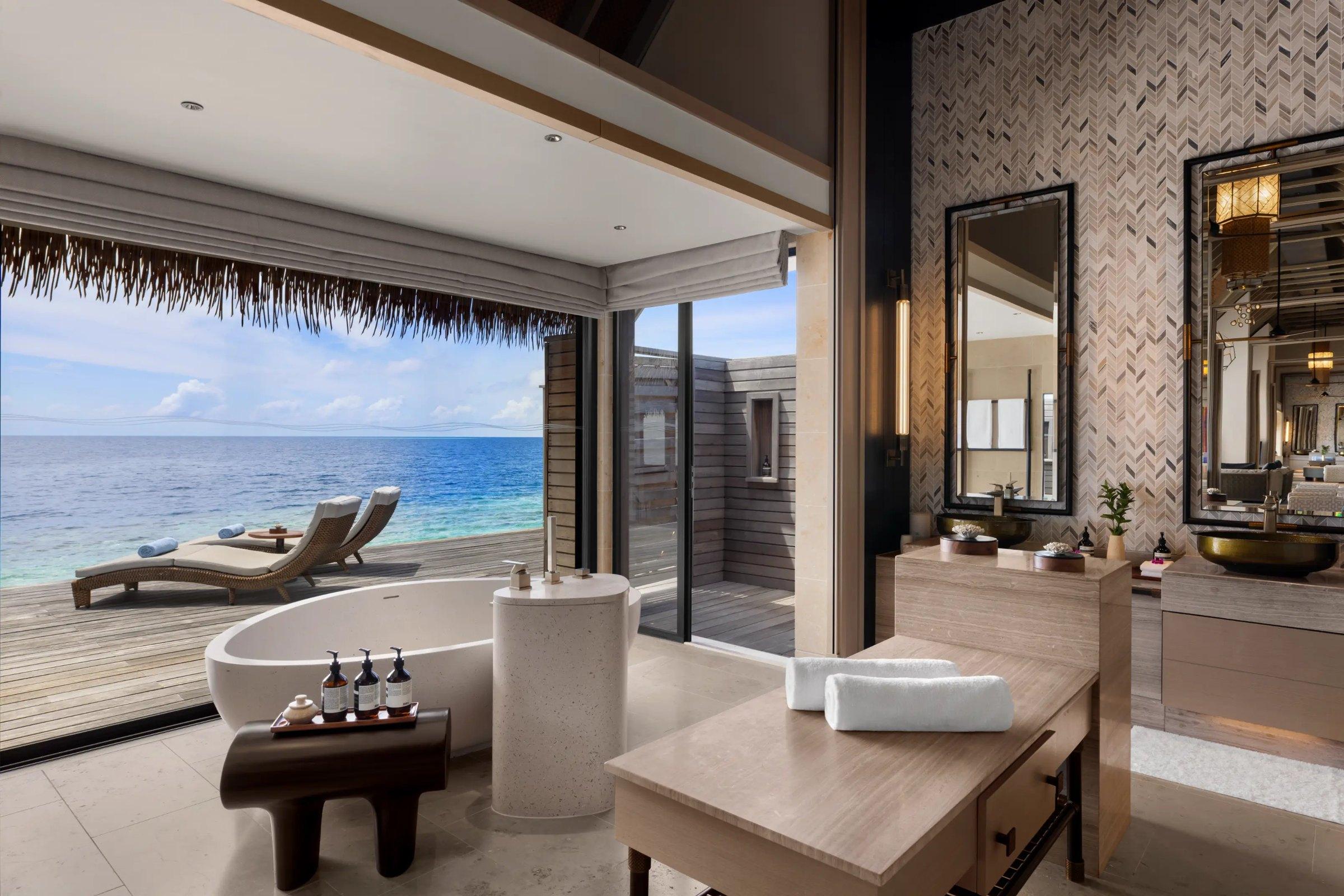 King Overwater Villa with Pool at Waldorf Astoria Maldives Ithaafushi, view 3