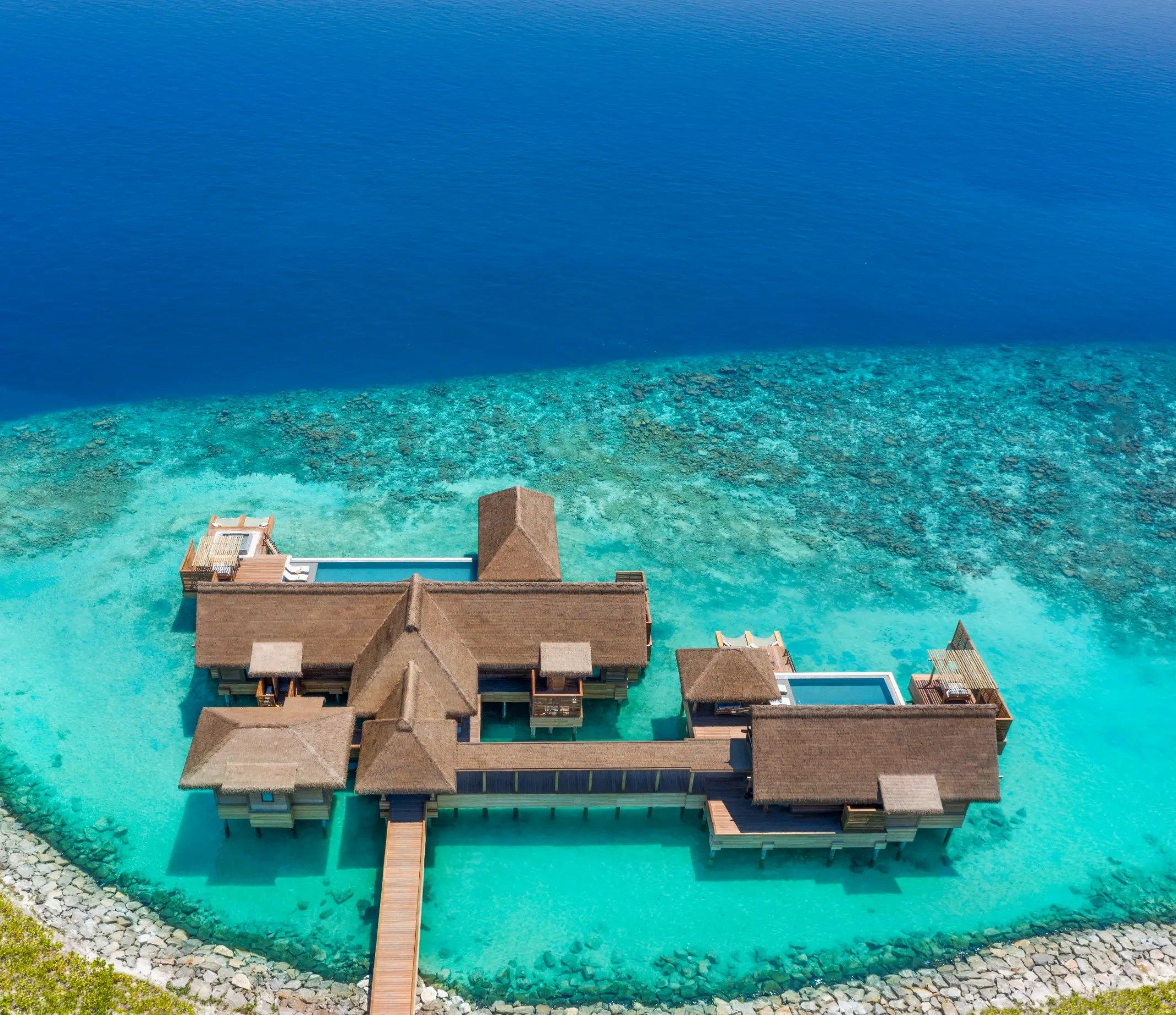 Three Bedroom Overwater Villa with Pool at Waldorf Astoria Maldives Ithaafushi