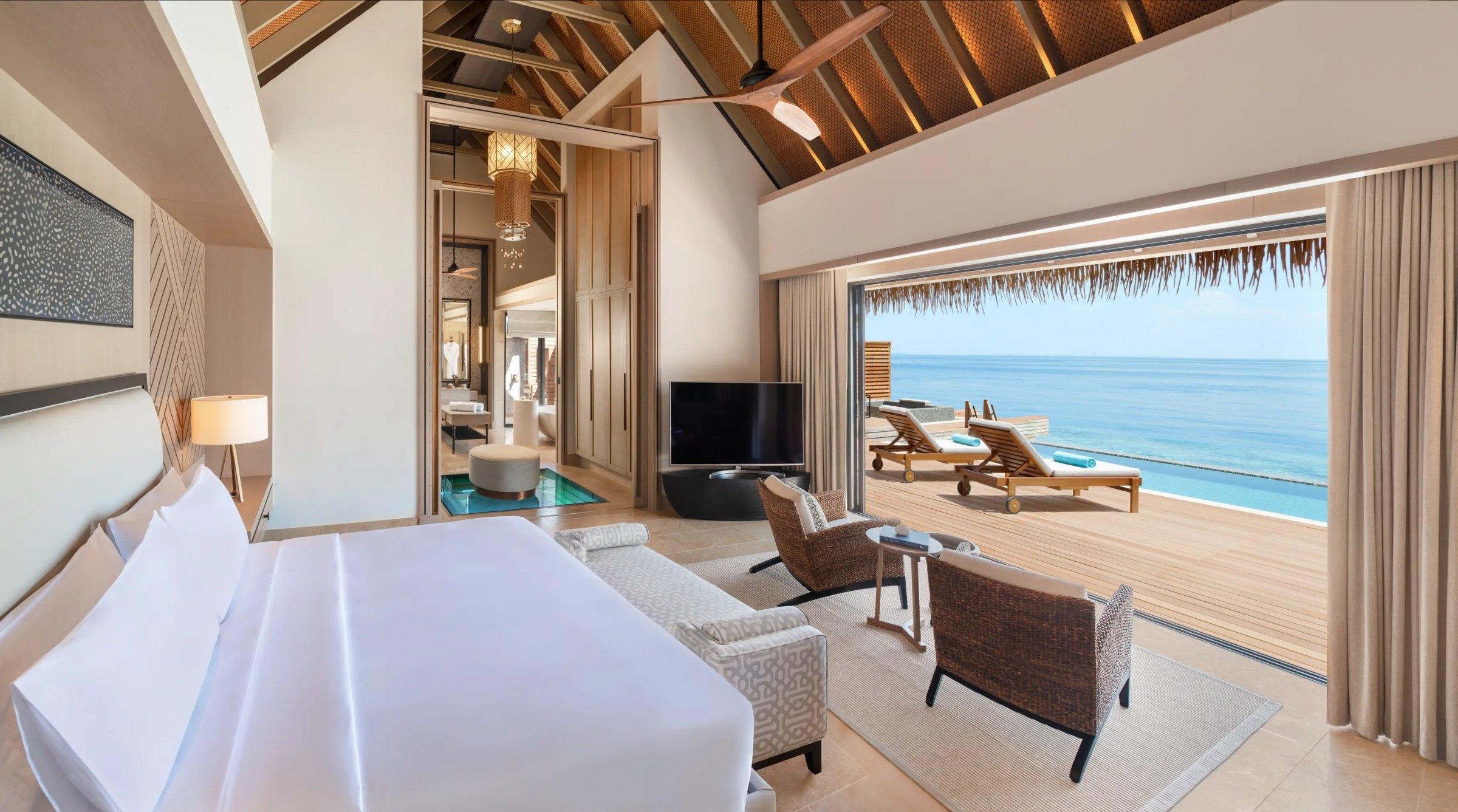 Three Bedroom Overwater Villa with Pool at Waldorf Astoria Maldives Ithaafushi, view 2