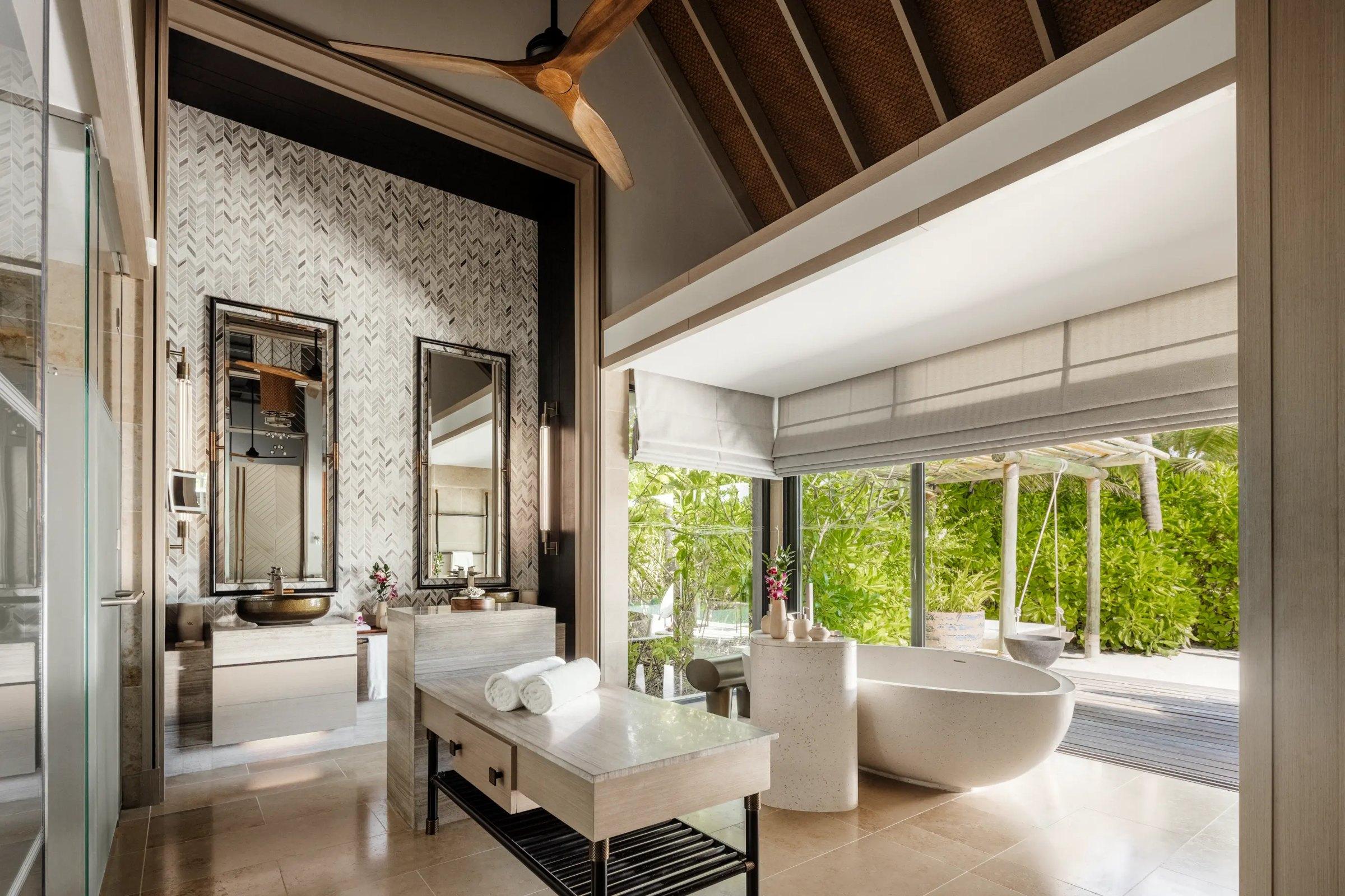 Two Bedroom Beach Villa with Pool at Waldorf Astoria Maldives Ithaafushi, view 4