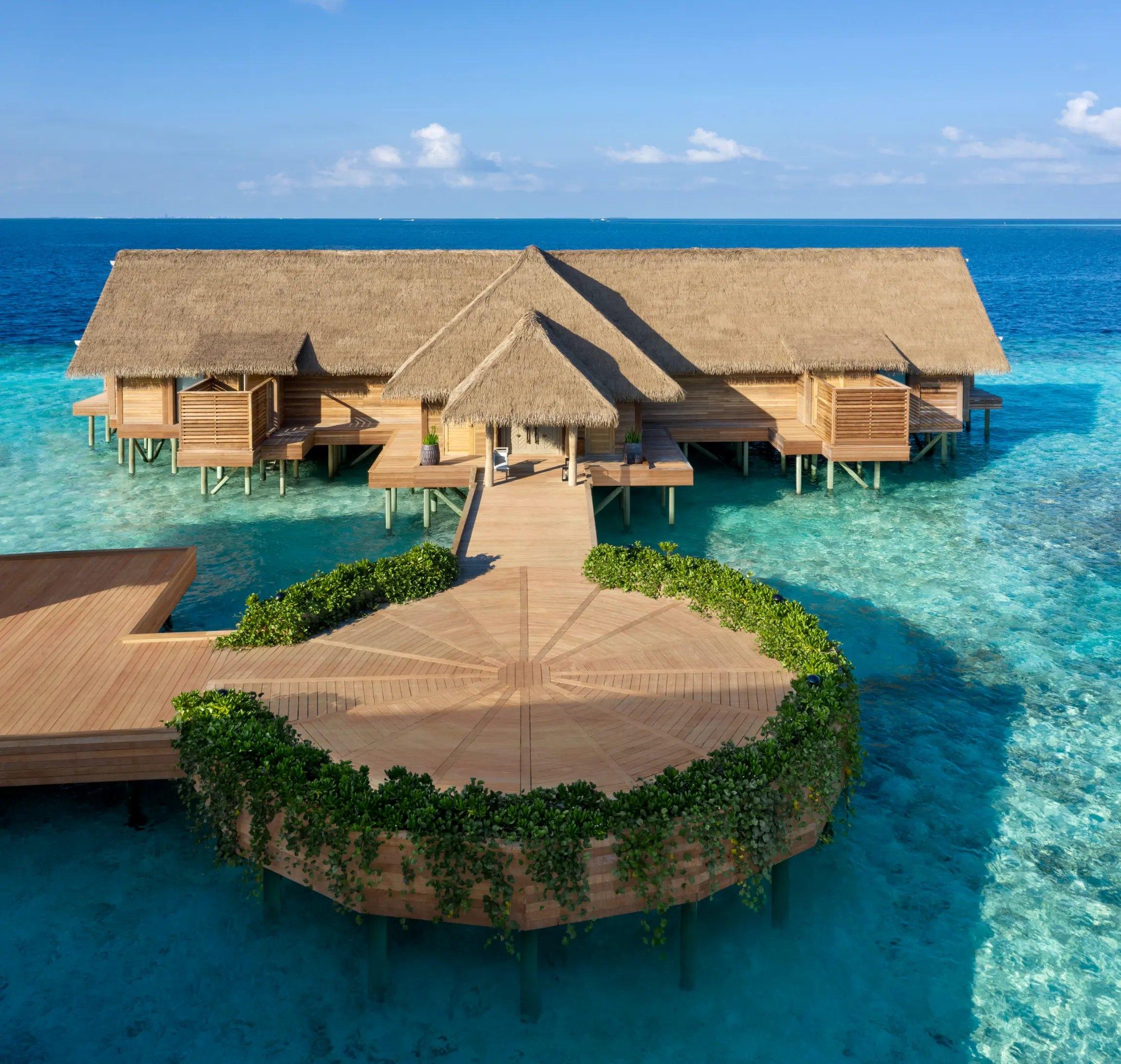 Two Bedroom Overwater Villa with Pool at Waldorf Astoria Maldives Ithaafushi