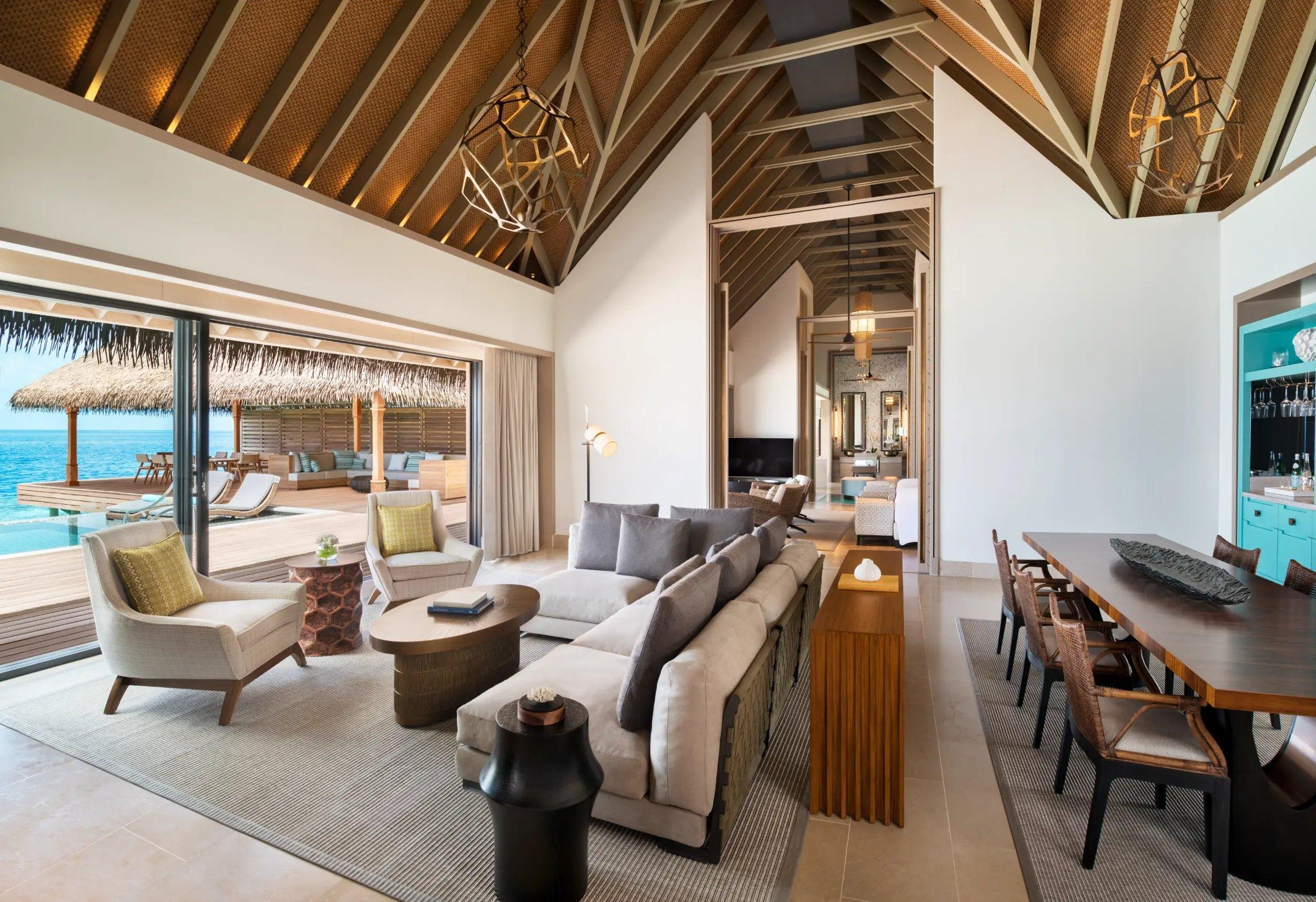 Two Bedroom Overwater Villa with Pool at Waldorf Astoria Maldives Ithaafushi, view 2