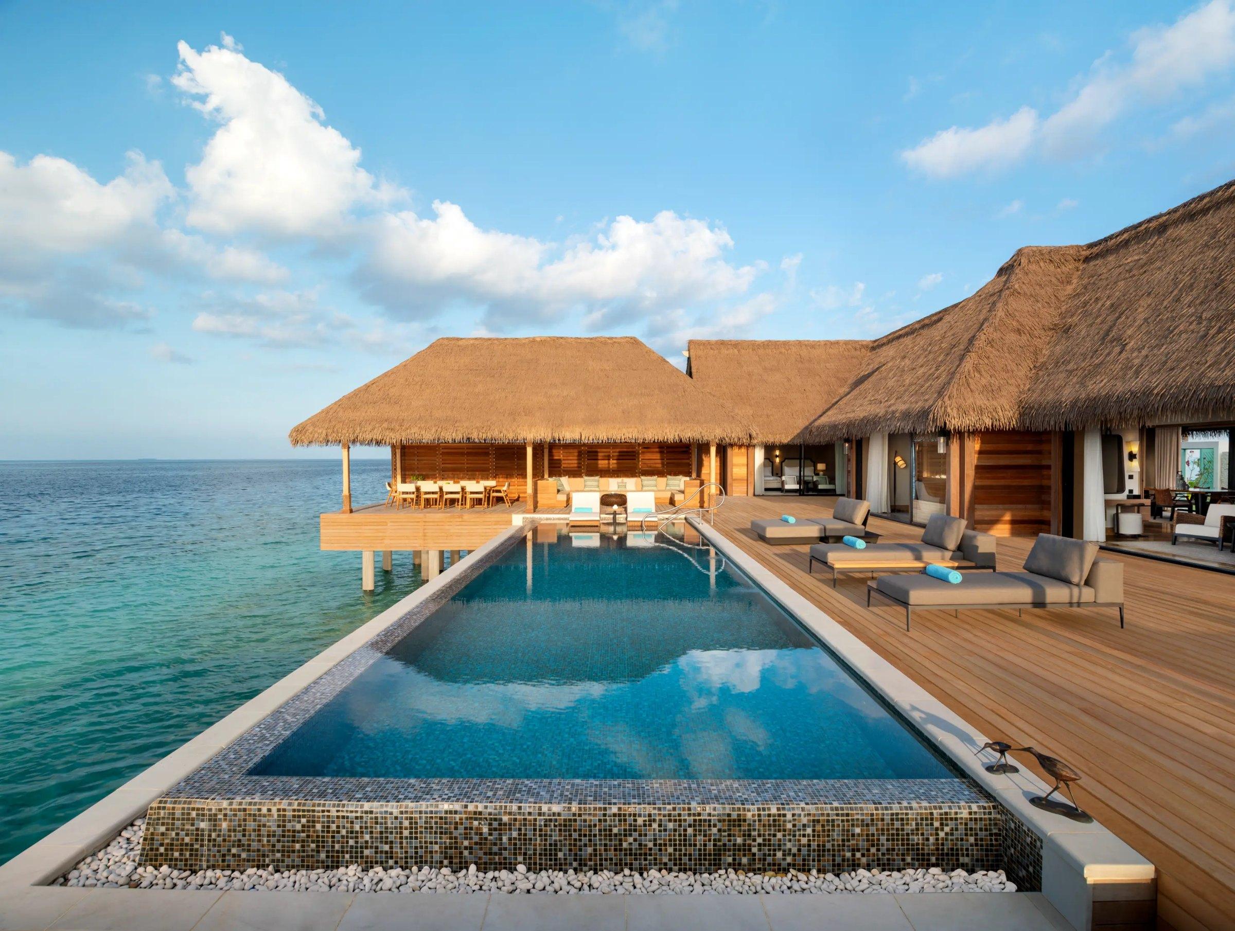 Two Bedroom Reef Villa with Pool at Waldorf Astoria Maldives Ithaafushi, view 2