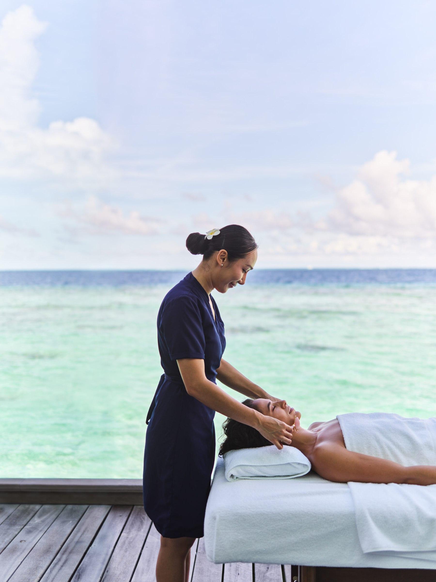 Inside Waldorf Astoria Spa at Waldorf Astoria Maldives Ithaafushi