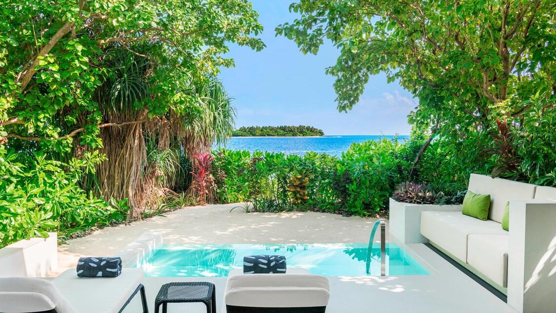 Beach Villa Pool at The Westin Maldives Miriandhoo Resort, view 3