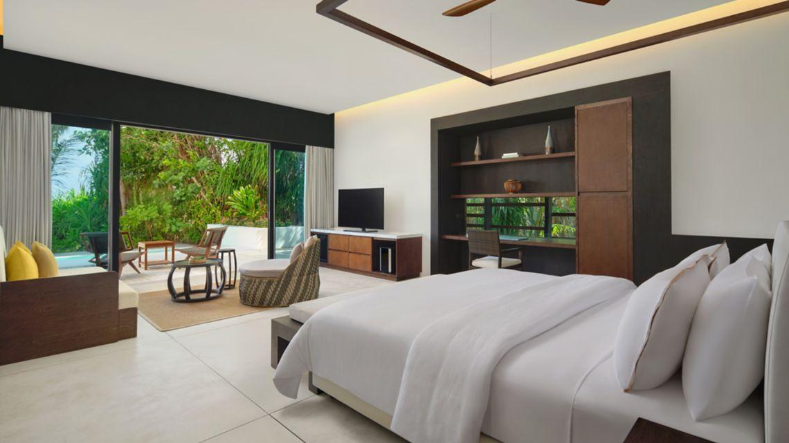 Two-bedroom Heavenly Beach Residence Pool at The Westin Maldives Miriandhoo Resort, view 3