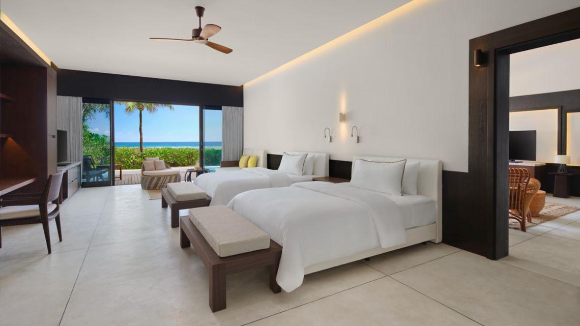 Two-bedroom Heavenly Beach Residence Pool at The Westin Maldives Miriandhoo Resort, view 4