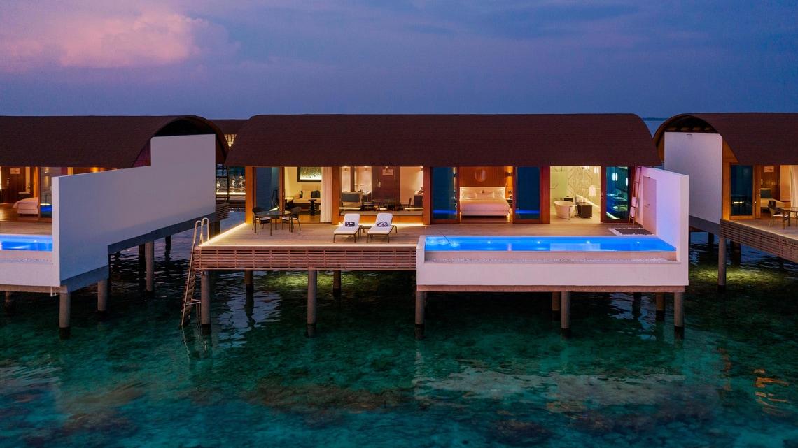 Overwater Villa Pool at The Westin Maldives Miriandhoo Resort, view 9