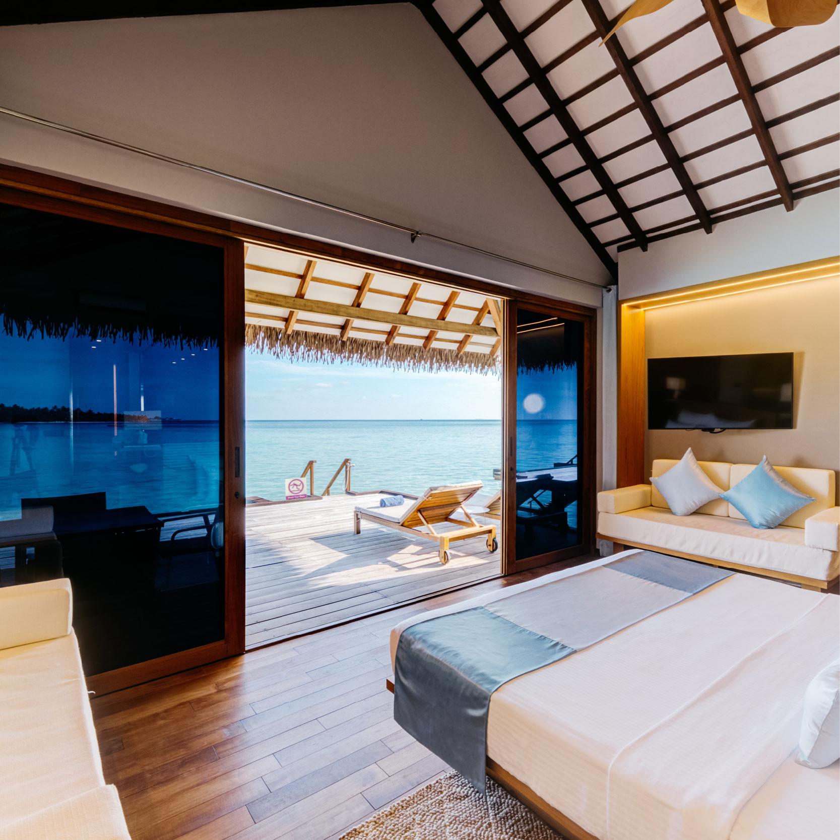 Water Bungalow at Cinnamon Velifushi, view 2