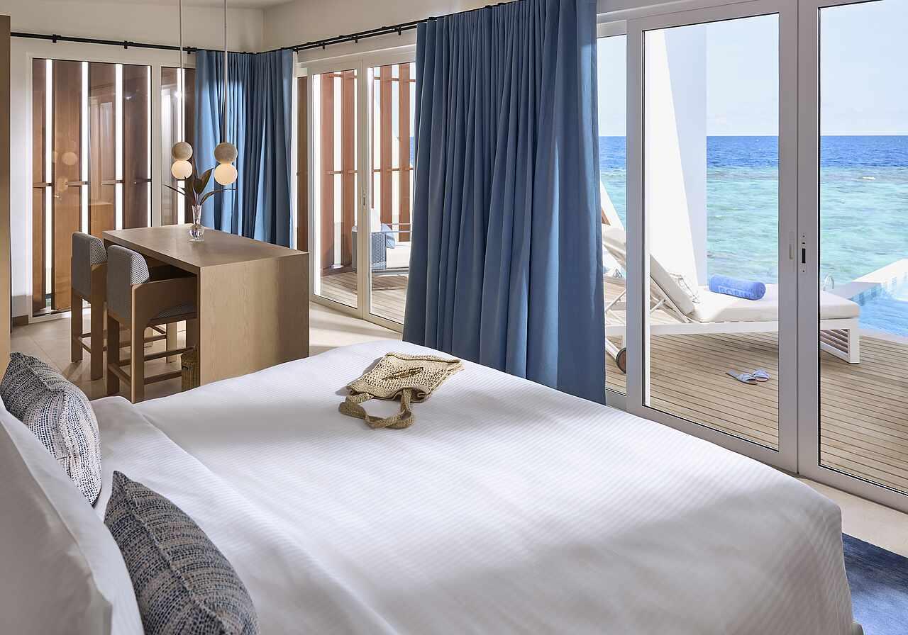 Exclusive Reef Water Villa Pool at ROBINSON, view 1